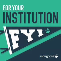 Logo for Mongoose featuring the tagline "For Your Institution FYI."