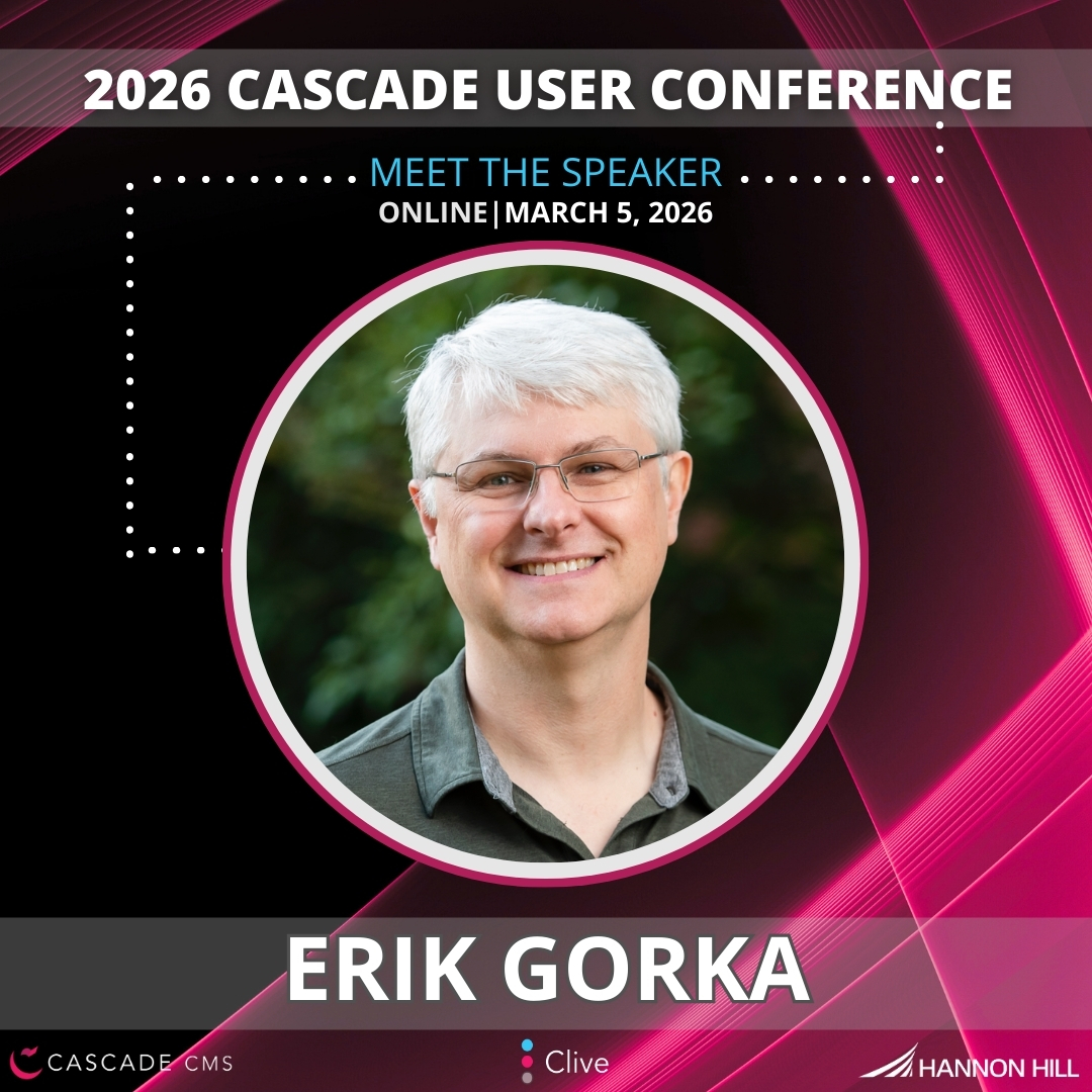 decorative picture of Erik Gorka, CUC26 Speaker