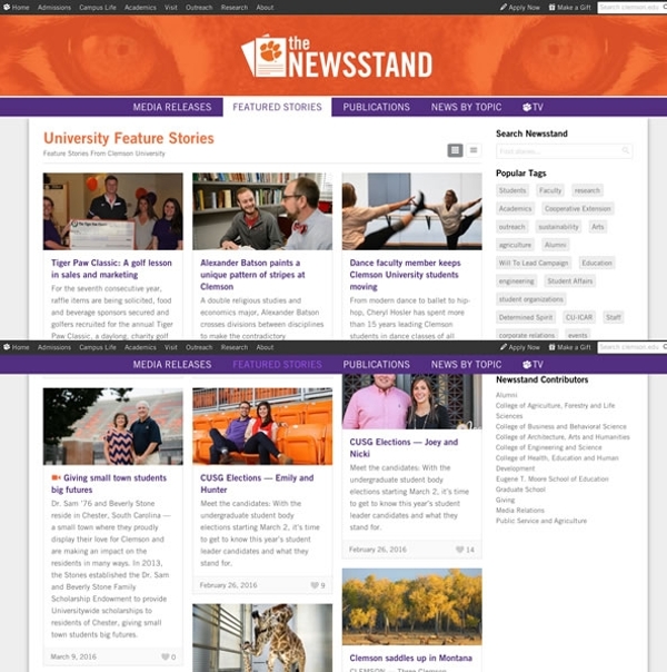 Clemson University Newsroom 1